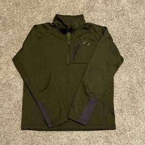 The North Face Green Fleece Quarter-zip